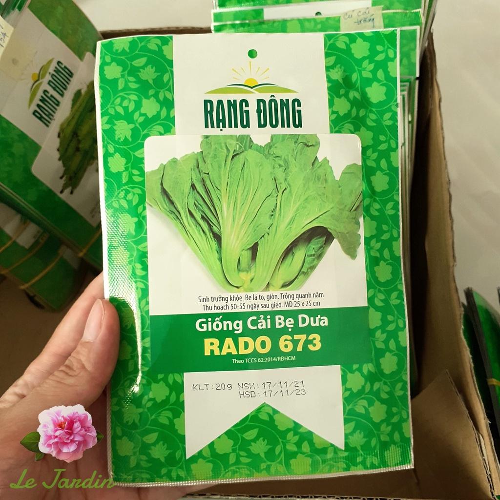 Hạt giống cải bẹ dưa Rado 673 gói 20gr - DỄ TRỒNG