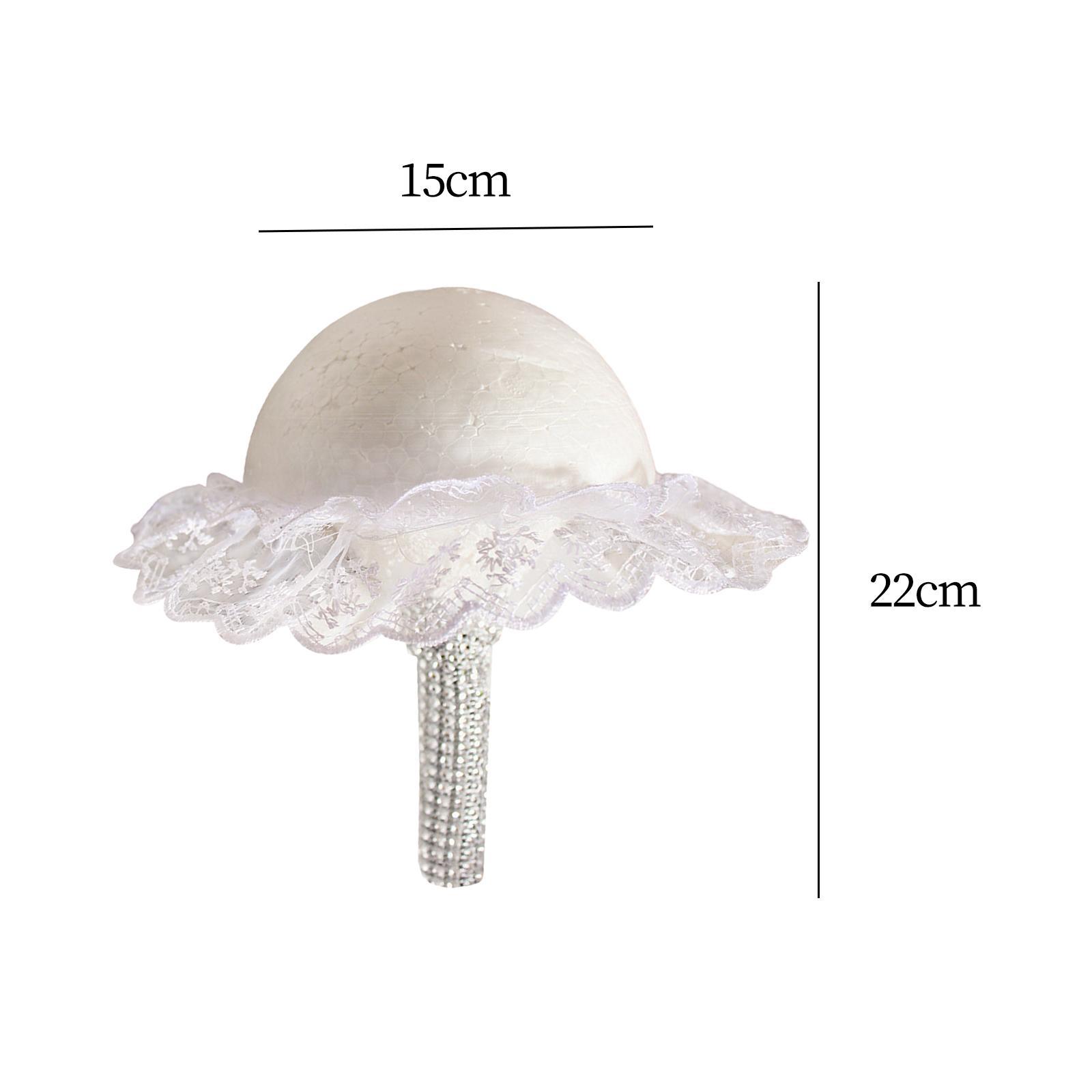 Bouquet Holder Flower Artificial Lace Arrangement DIY Tool Portable Durable Floral Holder for Florist Flower Arrangements Party Birthday