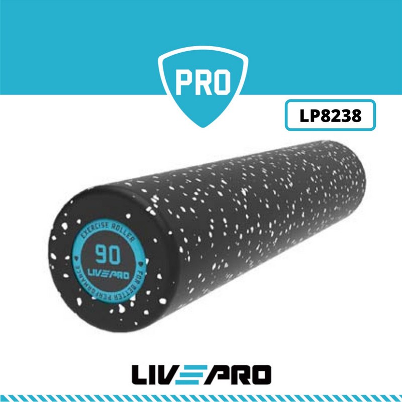 Con lăn giãn cơ, con lăn massage phục hồi sau tập 90cm Chất Liệu EPE Livepro Chính Hãng FOAM ROLLER