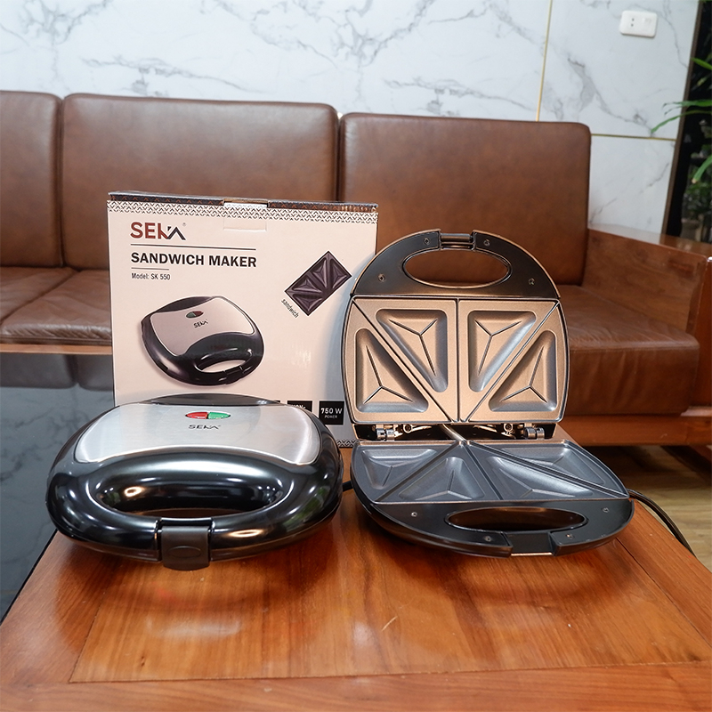 Máy nướng bánh sandwich - hotdog Seka SK550 - 750W - Hàng chính hãng