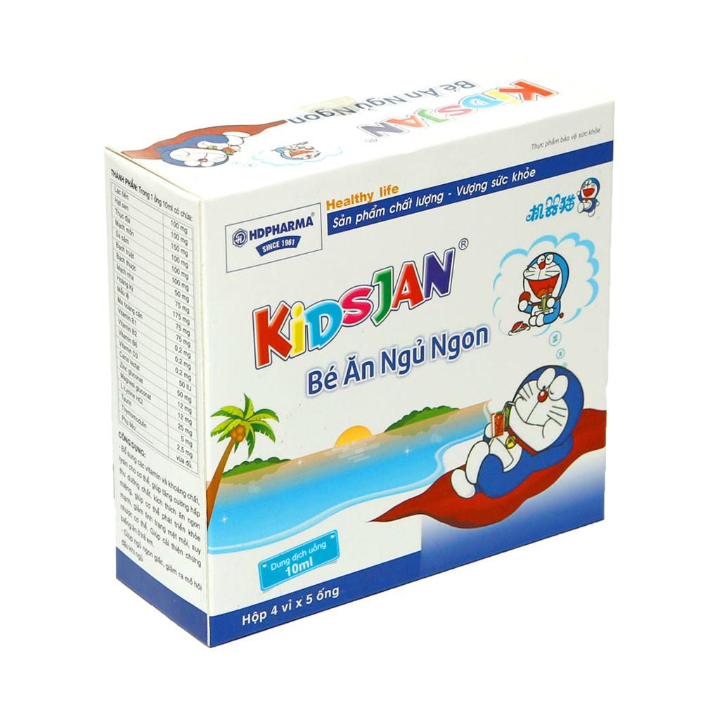 Siro Kidsjan Bé Ăn Ngủ Ngon Hộp 20 ống