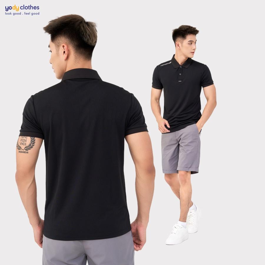 Áo polo nam thể thao YODY in vai phản quang cao cấp thấm hút siêu tốt SAM6107