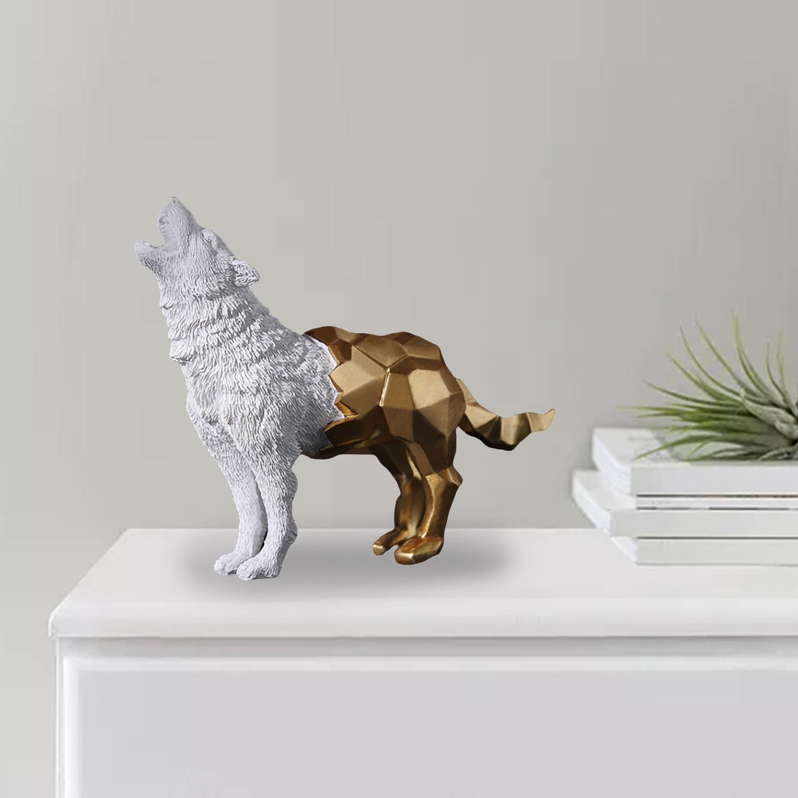 Abstract Animal Statue Desktop Ornament Art Sculpture Home Decor