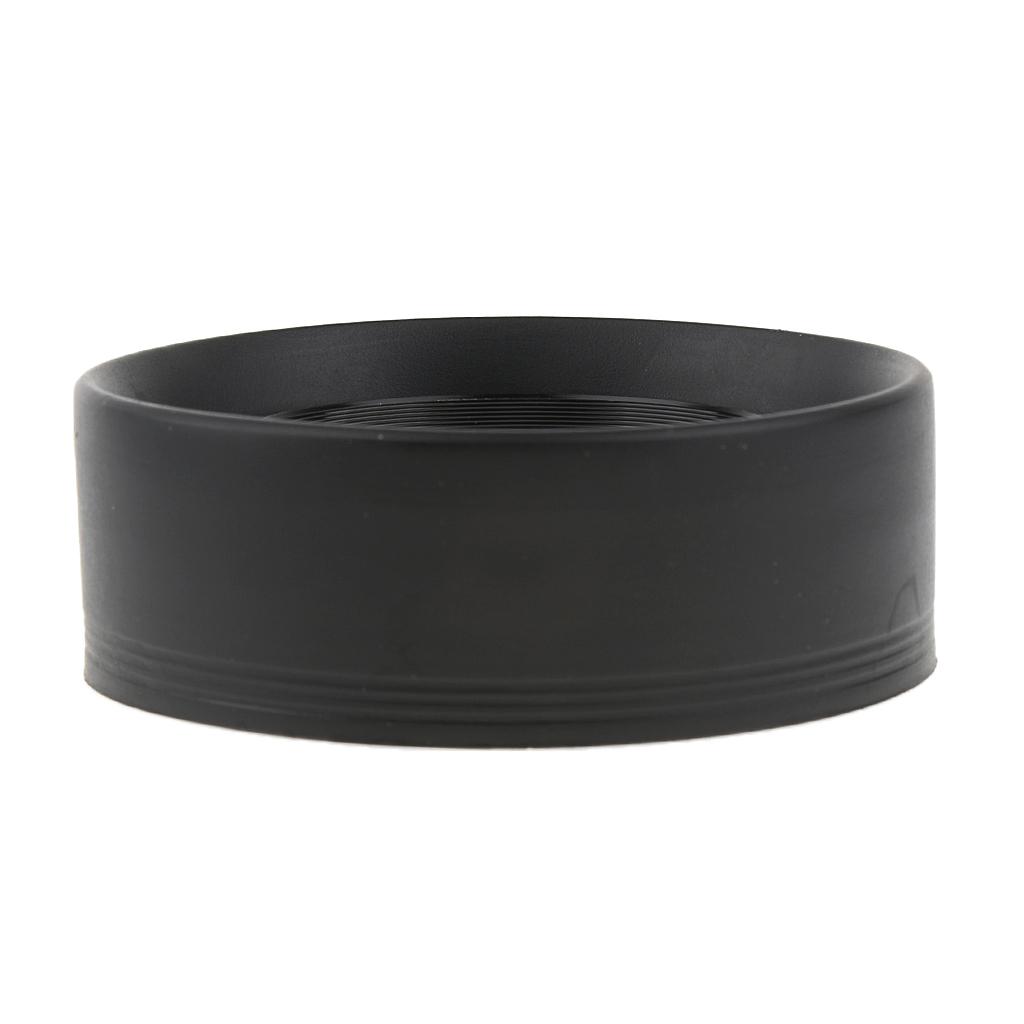 Rubber Wide Angle Standard Telephoto Lens Hood for Sony FE 50mm f1.8 / E 55-210mm f4.5-6.3 / FE 24-240mm f3.5-6.3