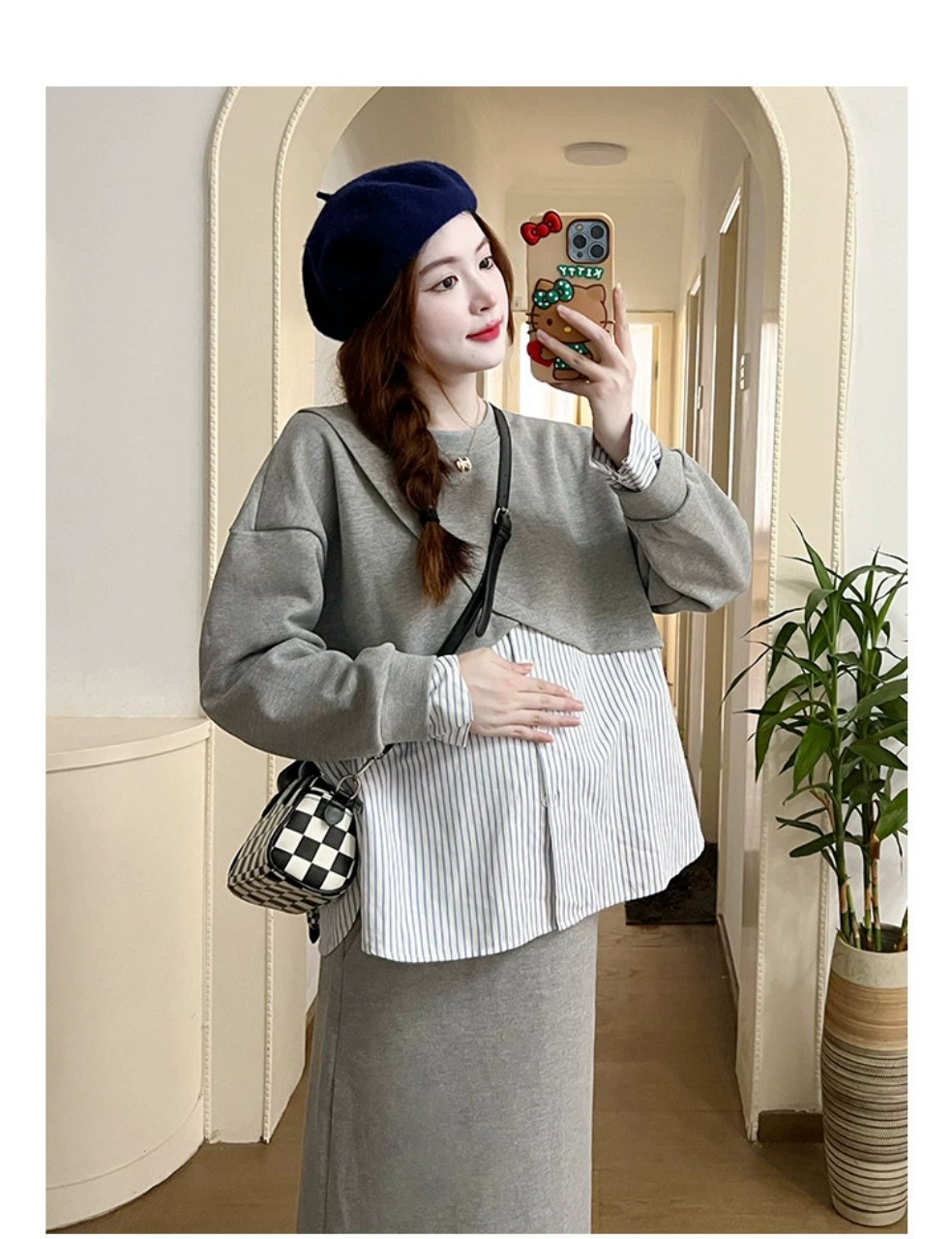 Sét đầm bầu bầu  phong cách thể thao   cá tính hàng qc 0414-01