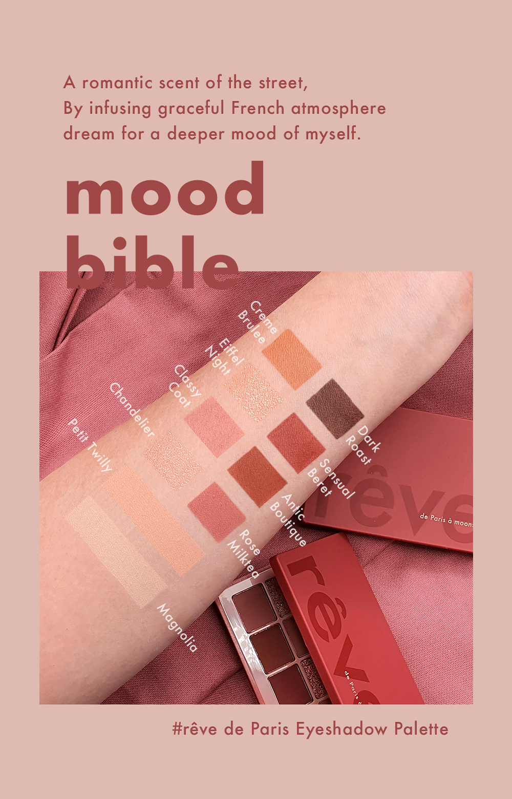 Phấn Mắt Moonshot Rêve De Paris Eyeshadow Palette 9g