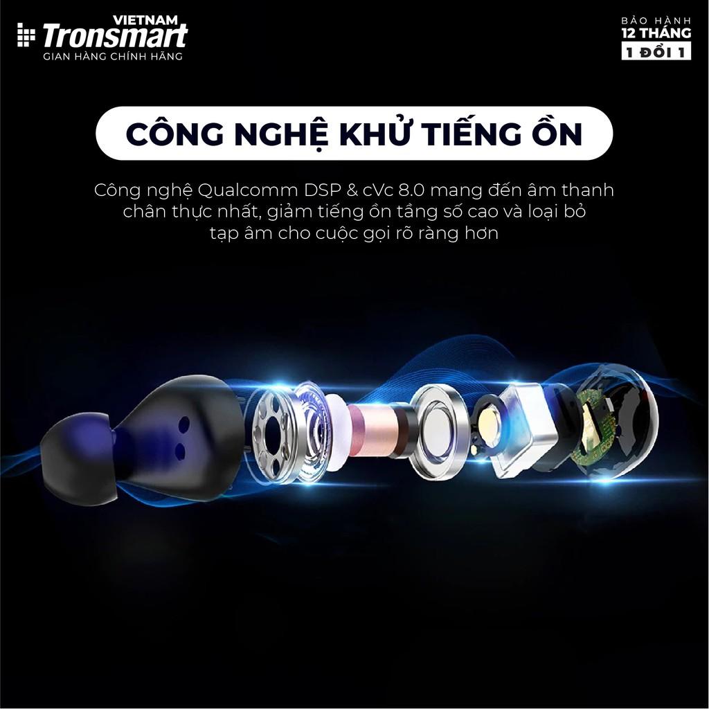 Tai nghe Bluetooth 5.0 Tronsmart Spunky Beat Khử tiếng ồn Chống nước IPX5 - Hàng Chính Hãng