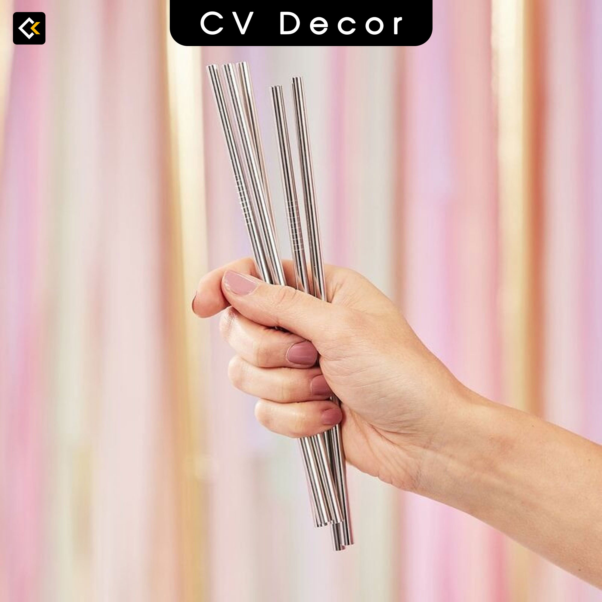 Ống Hút Inox 304 CV DECOR Bảo Vệ Môi Trường