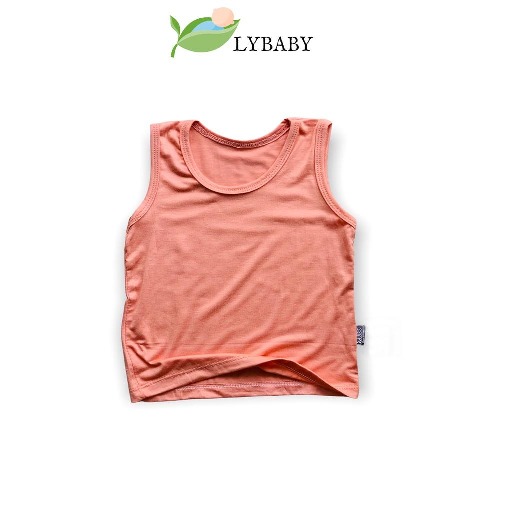 Áo ba lỗ cho bé trai bé gái chất thun lạnh thoáng mát LYBABY ABL02