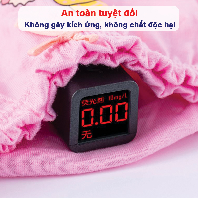 Set 5 quần chip kháng khuẩn cho bé gái, Hộp 5 quần lót cho bé gái 1-12 tuổi xuất Hàn cao cấp chất cotton Baby-S - SC024