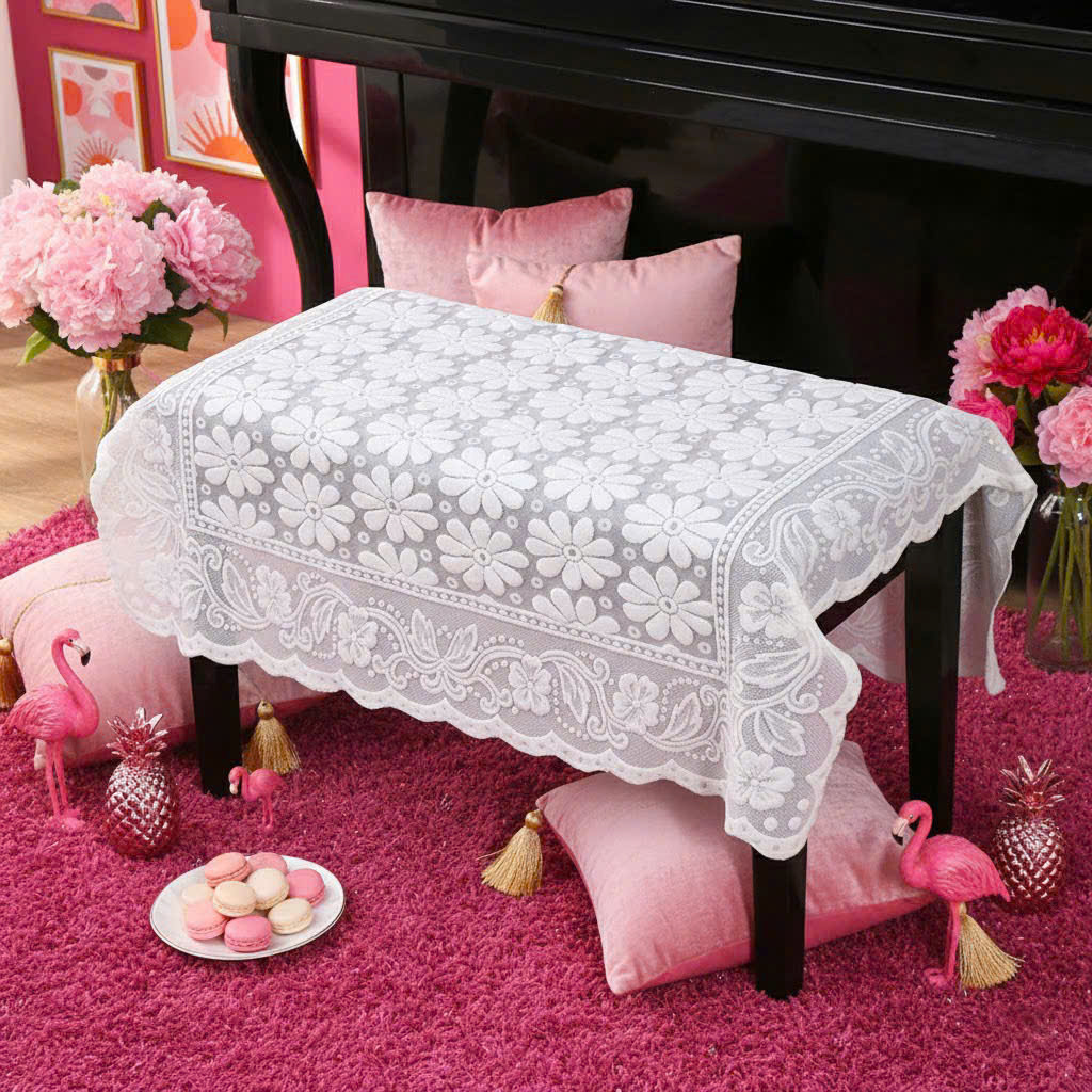 Khăn phủ đàn piano cơ đàn piano điện tử 88 phím cổ điển sang trọng trang trí noel giáng sinh Tết năm mới sinh nhật - Hàng chính hãng