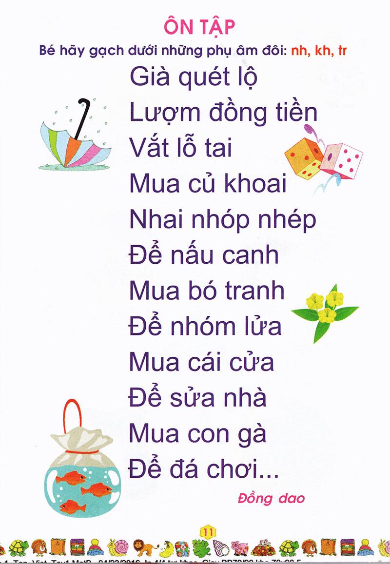 Bé Vào Lớp 1 - Tập Tô Chữ Cái (Quyển 3)