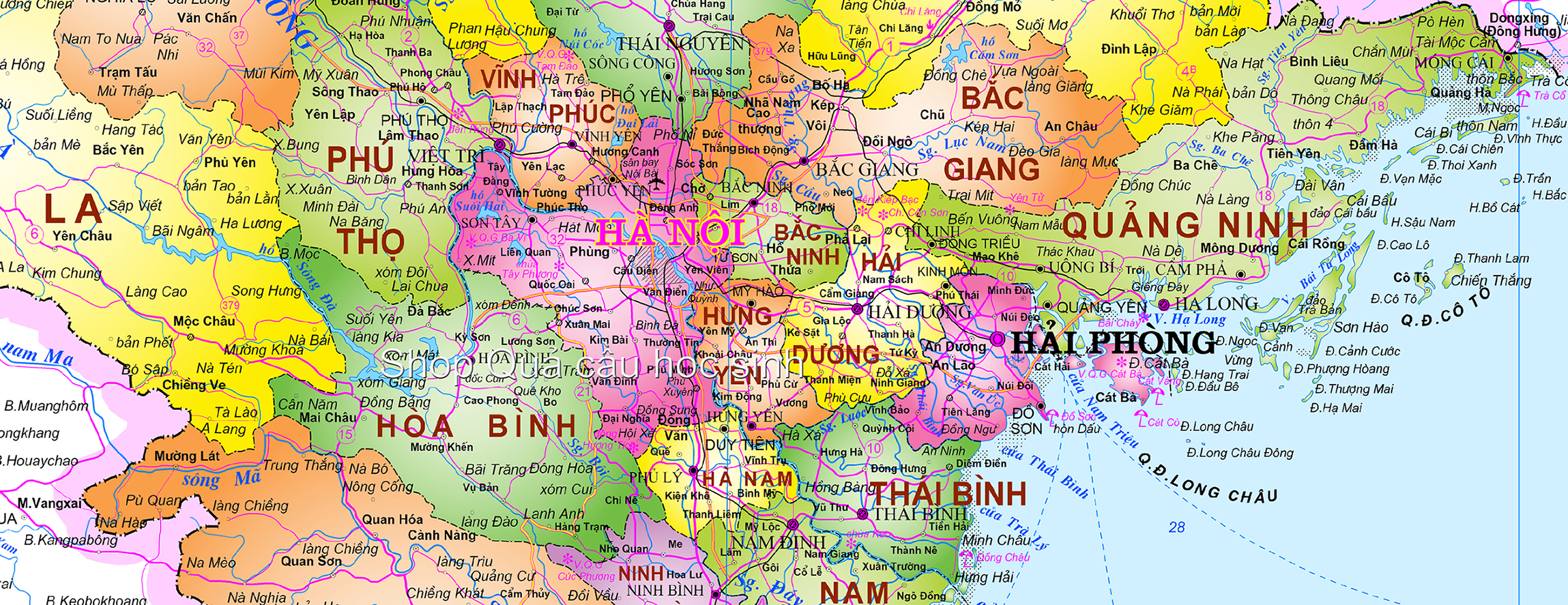 Hành chính Miền bắc khổ A0