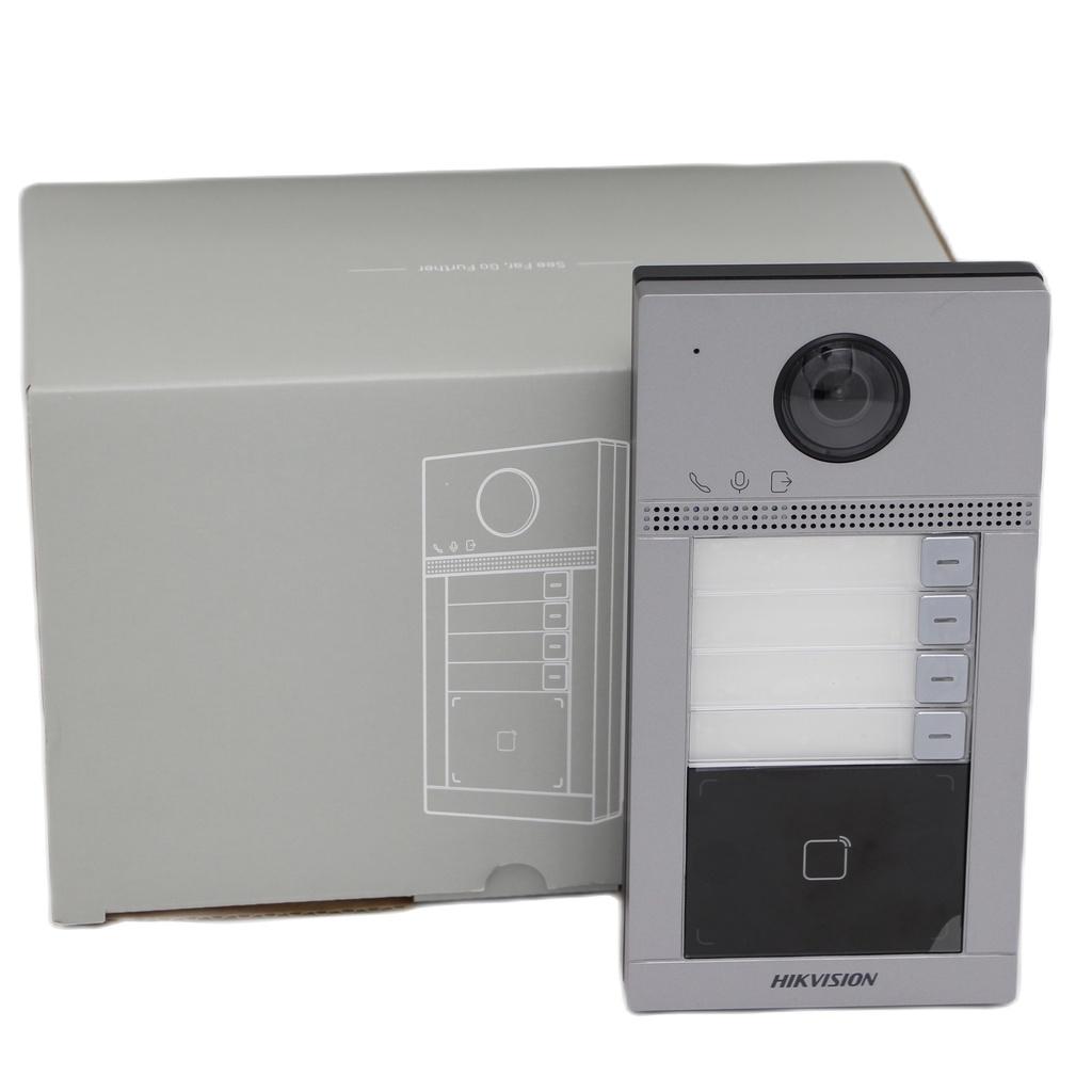 Nút bấm Wifi HIKVISION 2/4 cổng POE cho Vila thiết kế sang trọng, Hỗ trợ hồng ngoại độ phân giải Full HD.Mở bằng thẻ từ - Hàng Chính Hãng