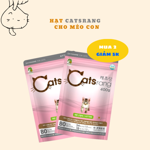 Thức Ăn Cho Mèo Con - Catsrang Kitten 400g