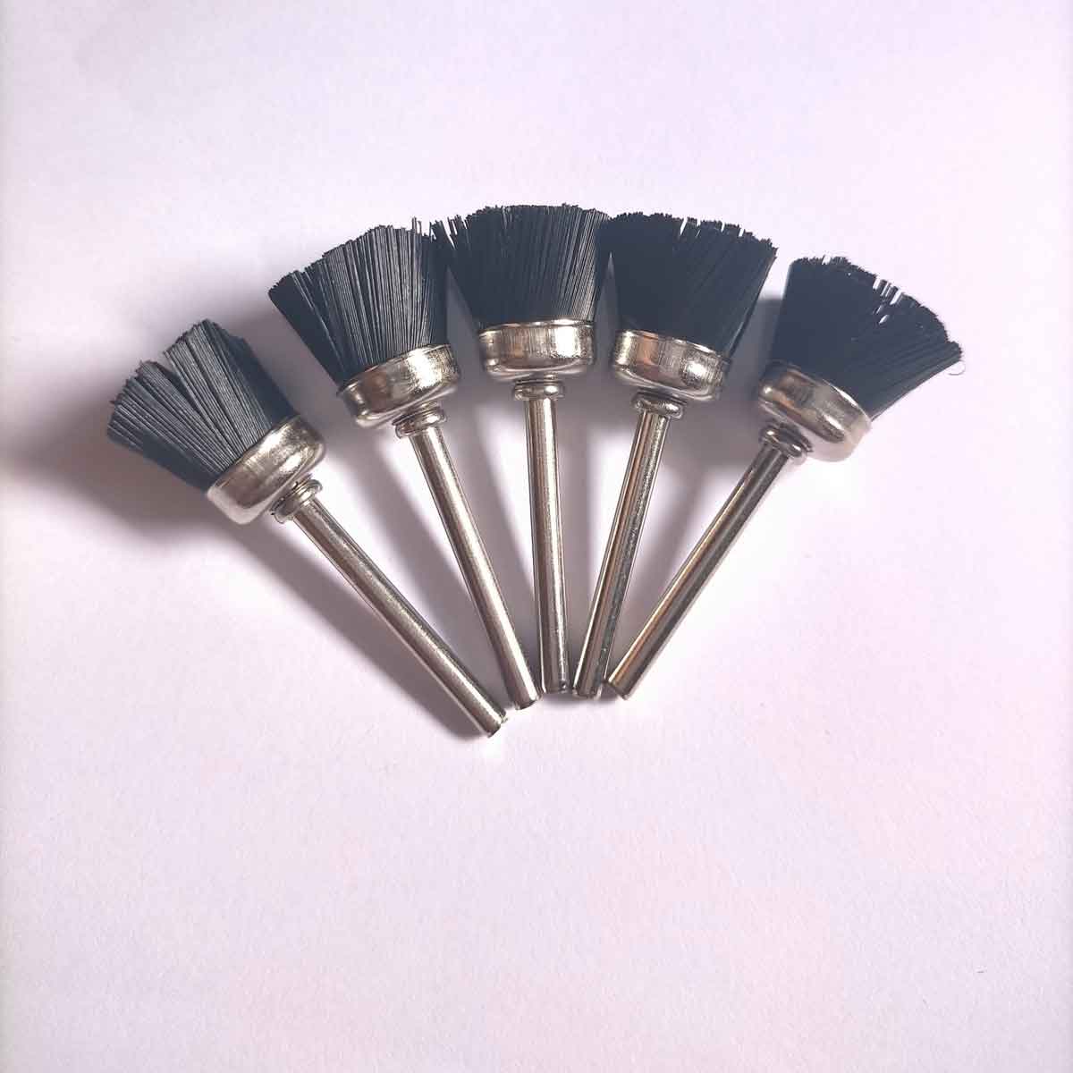 Bộ 5 Chổi Đánh Rỉ Sợi Cước Mini Trục 3mm