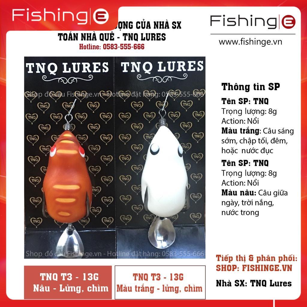 COMBO Mồi Lure Nhái Hơi TNQ (Toán Nhà Quê) ☆Tặng 5 khóa Snap