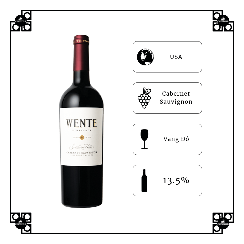 Rượu Vang Mỹ Wente Southern Hills Cabernet Sauvigon