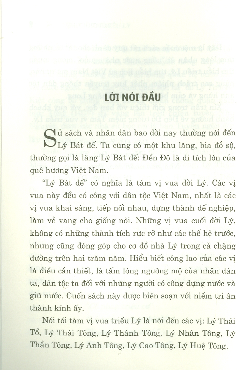 TÁM VỊ VUA TRIỀU LÝ - Vũ Ngọc Khánh - Nhà xuất bản Chính trị quốc gia Sự thật – bìa mềm