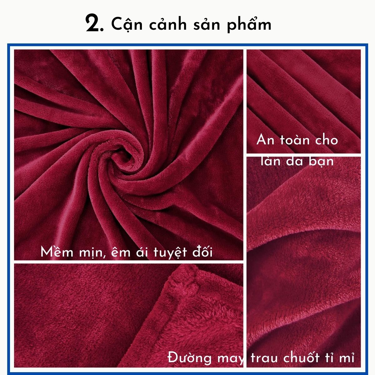 Mền lông cừu đỏ đô, nâu cao cấp A - 1m6x2m