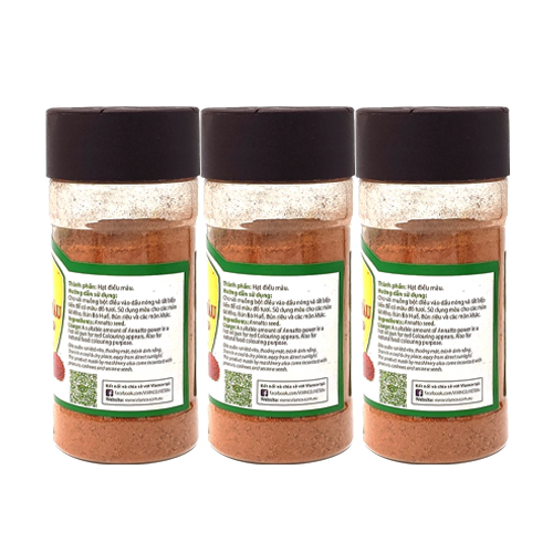 Combo 3 hũ Bột Điều Màu 60gr