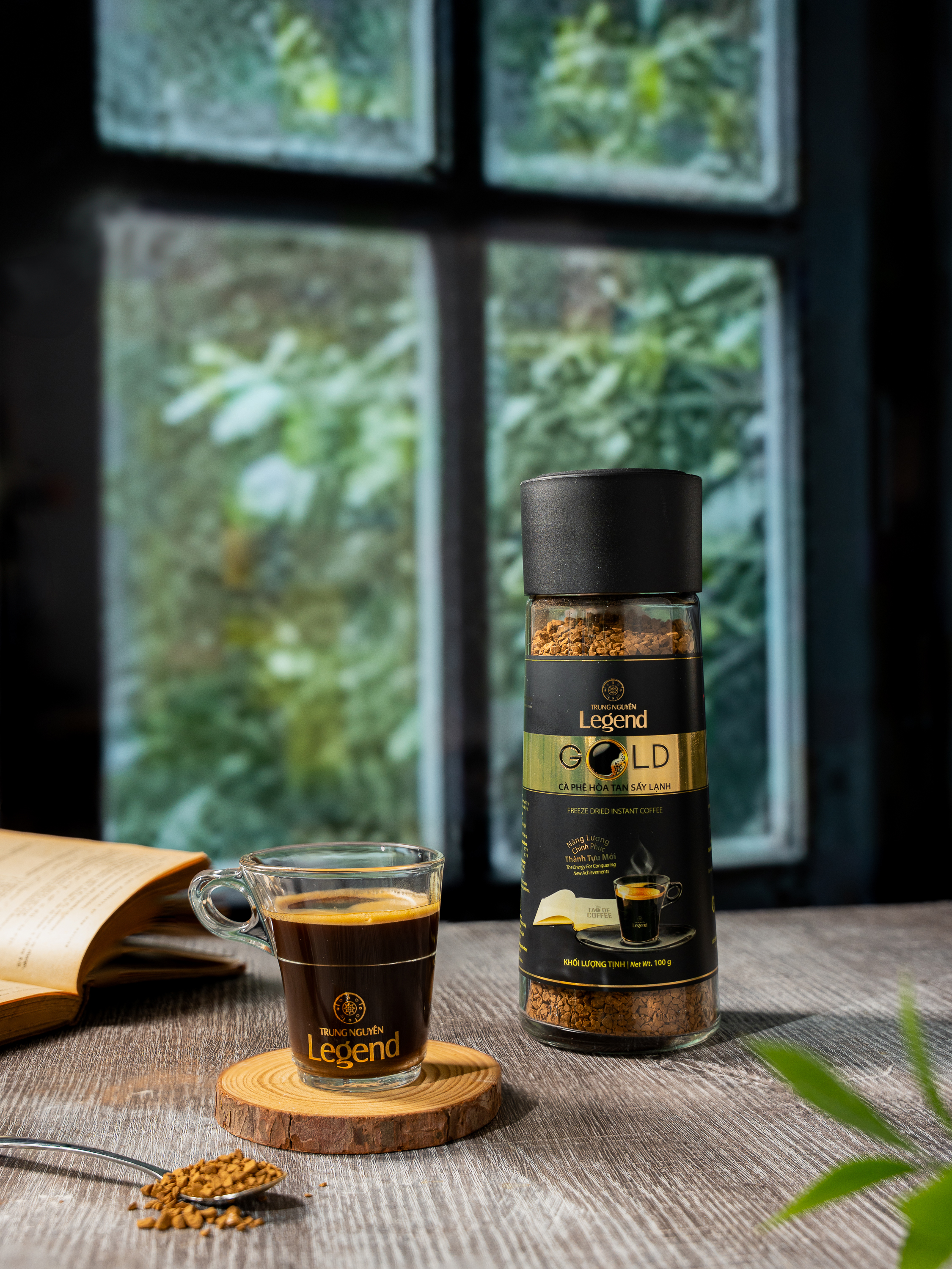 Cà Phê Hòa Tan Sấy Lạnh Trung Nguyên Legend Gold - Hũ 100gr