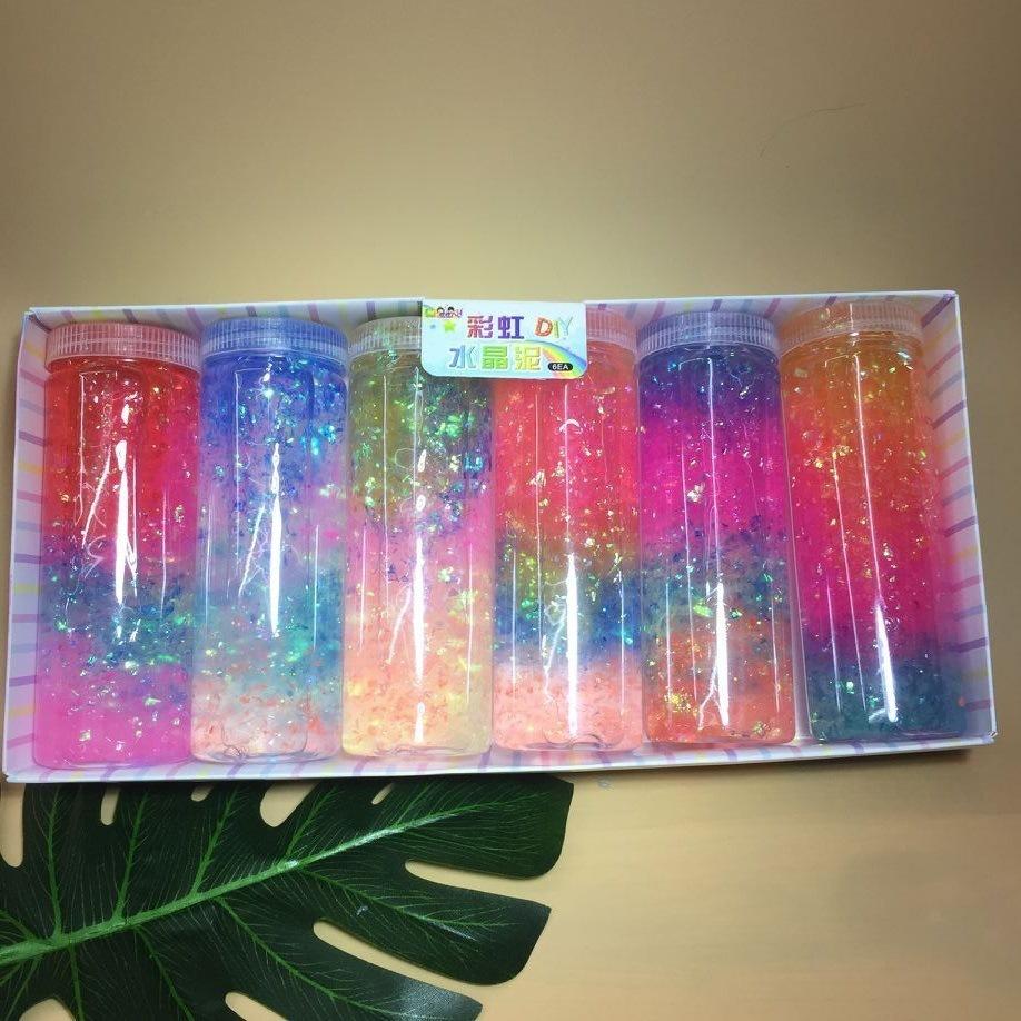 Slime KIM TUYẾN nhũ 3 màu phối cực đẹp Đồ chơi hũ slam chất nhờn ma quái squishy dẻo bóng mềm mịn