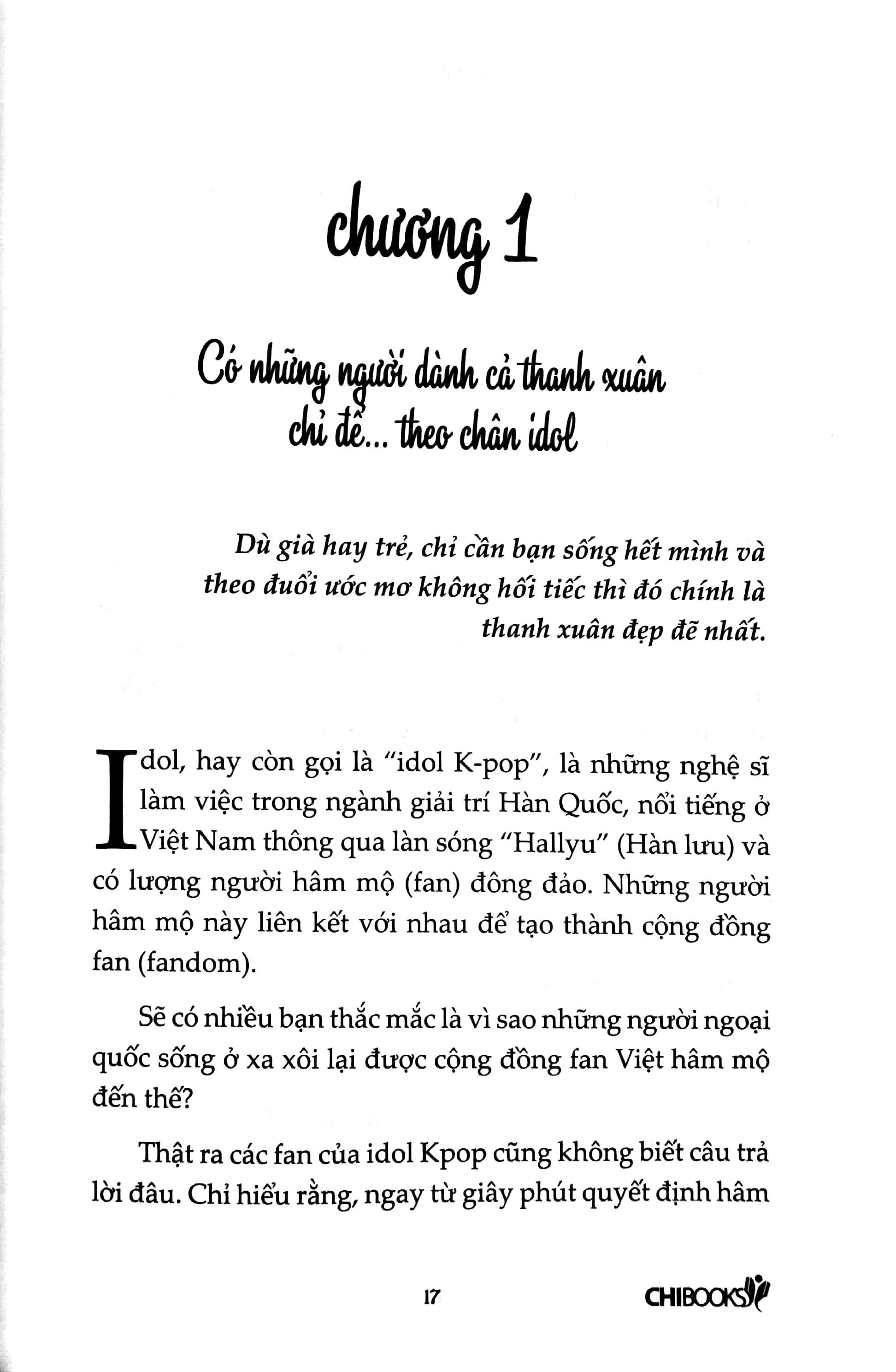 Dành Cả Thanh Xuân Để Chạy Theo Idol (Tái Bản Có Bổ Sung)