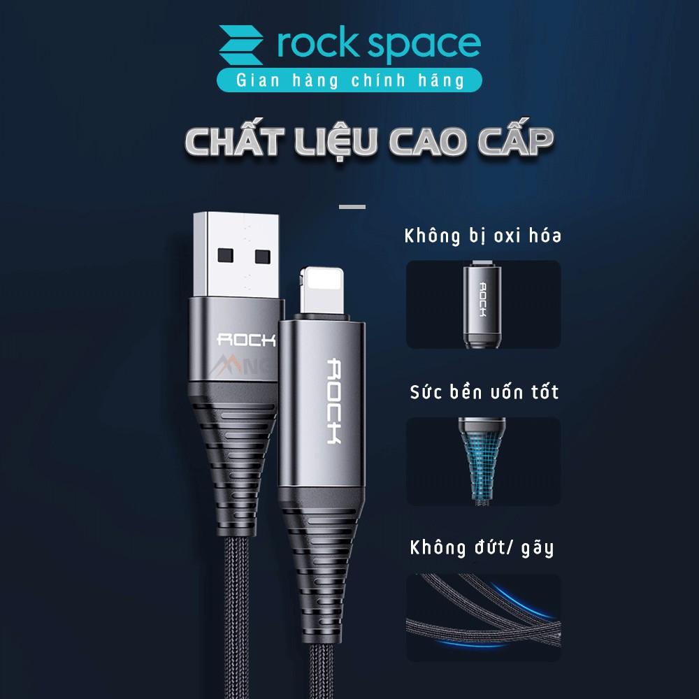 Dây cáp sạc nhanh Rockspace R12 - 4 in 1 dành cho iphone, samsung và các dòng điện thoại chuẩn TypeC, sạc nhanh - Hàng chính hãng