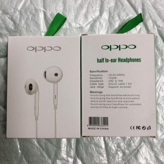 Tai nghe dòng máy Oppo X20 cao cấp dành cho điện thoại Oppo có jack cấm 3.5 và dòng samsung