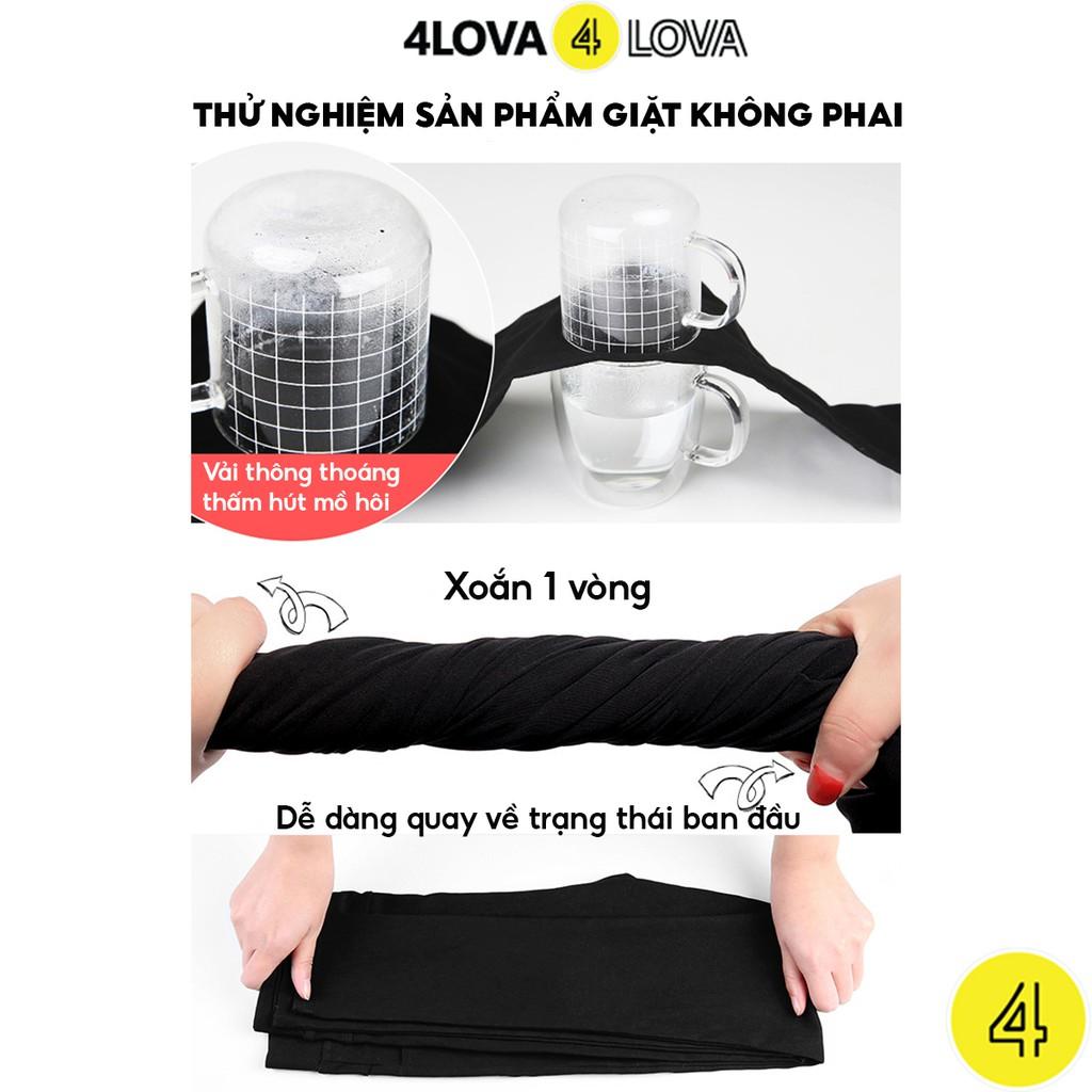 Quần legging lửng nữ cạp chun 4LOVA nâng mông co giãn siêu thoáng mát