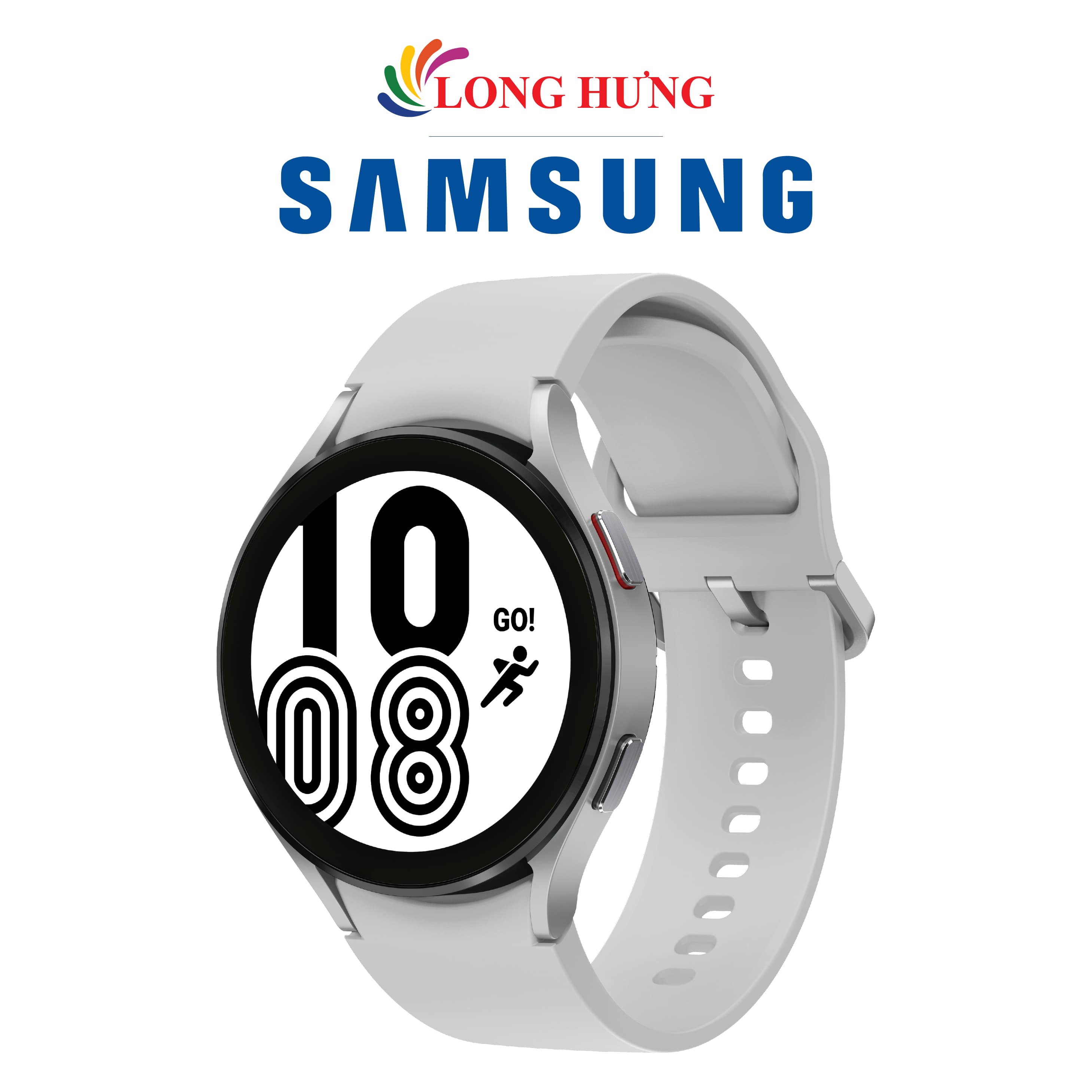 Đồng hồ thông minh Samsung Galaxy Watch4 44mm viền thép dây da SM-R870 - Hàng chính hãng