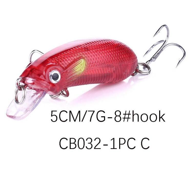 MỒI LURE 3D Dài 5cm nặng 7gr