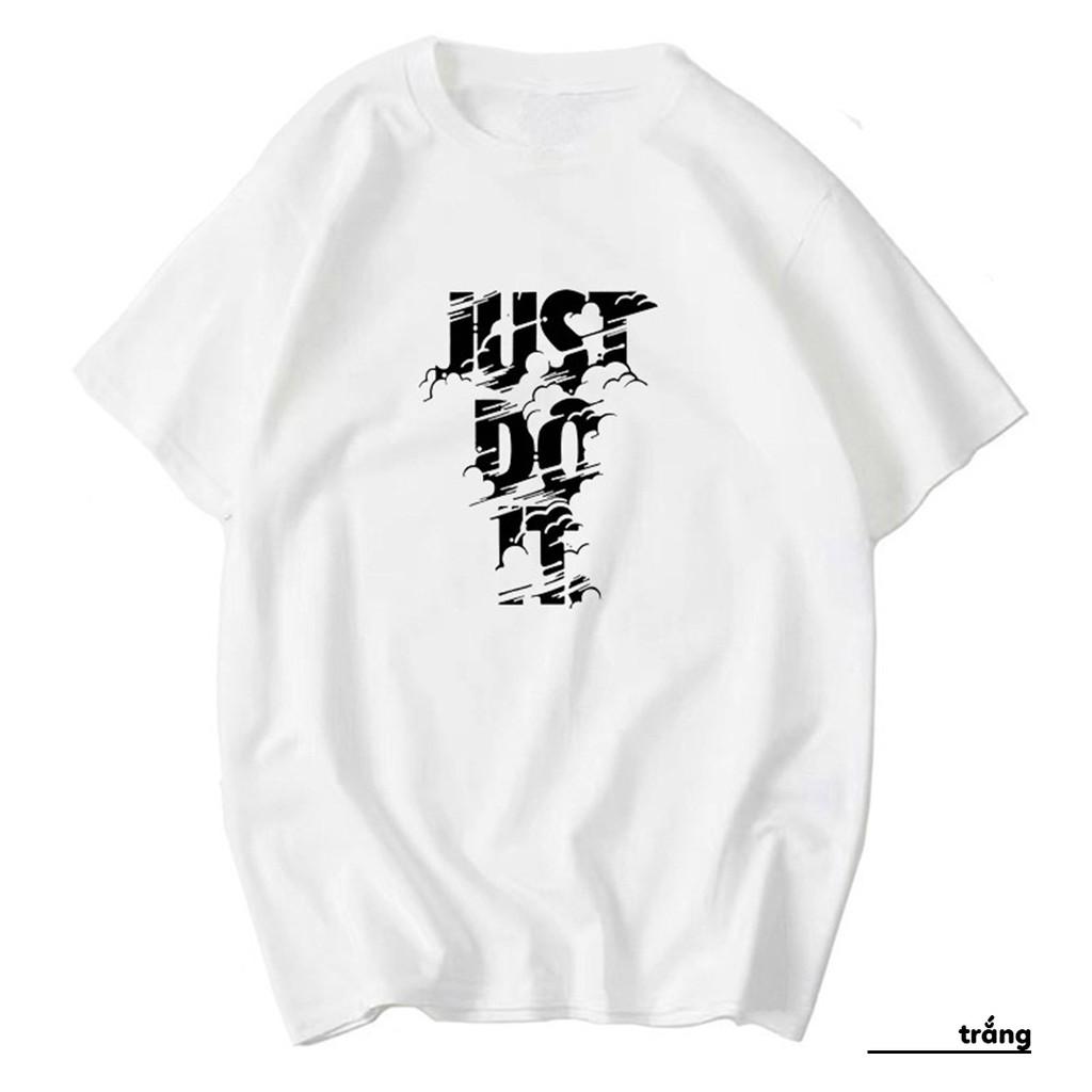 Áo thun tay lỡ JUST DO IT Unisex ( Đen, Trắng )