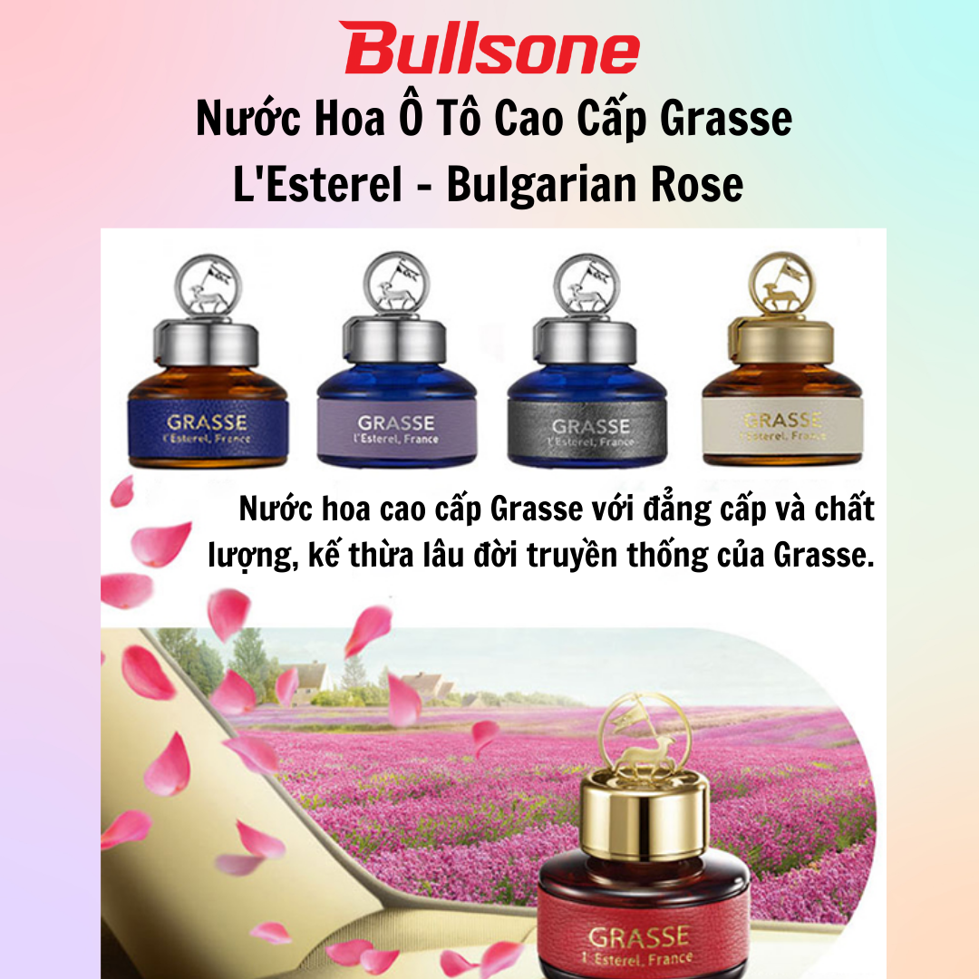 Nước Hoa Grasse L'Esterel - Bulgarian Rose Bullsone HQST30 (110ml) - Hàng Chính Hãng