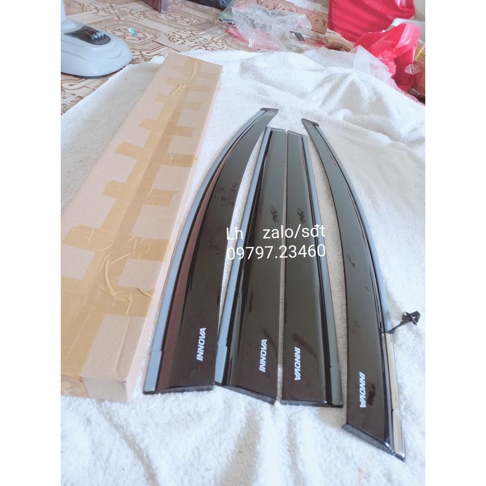 Vè che mưa iNNOVA 2019-2022 chỉ inox cao cấp, đổi lại và hoàn tiền trong 30 ngày nếu không hài lòng