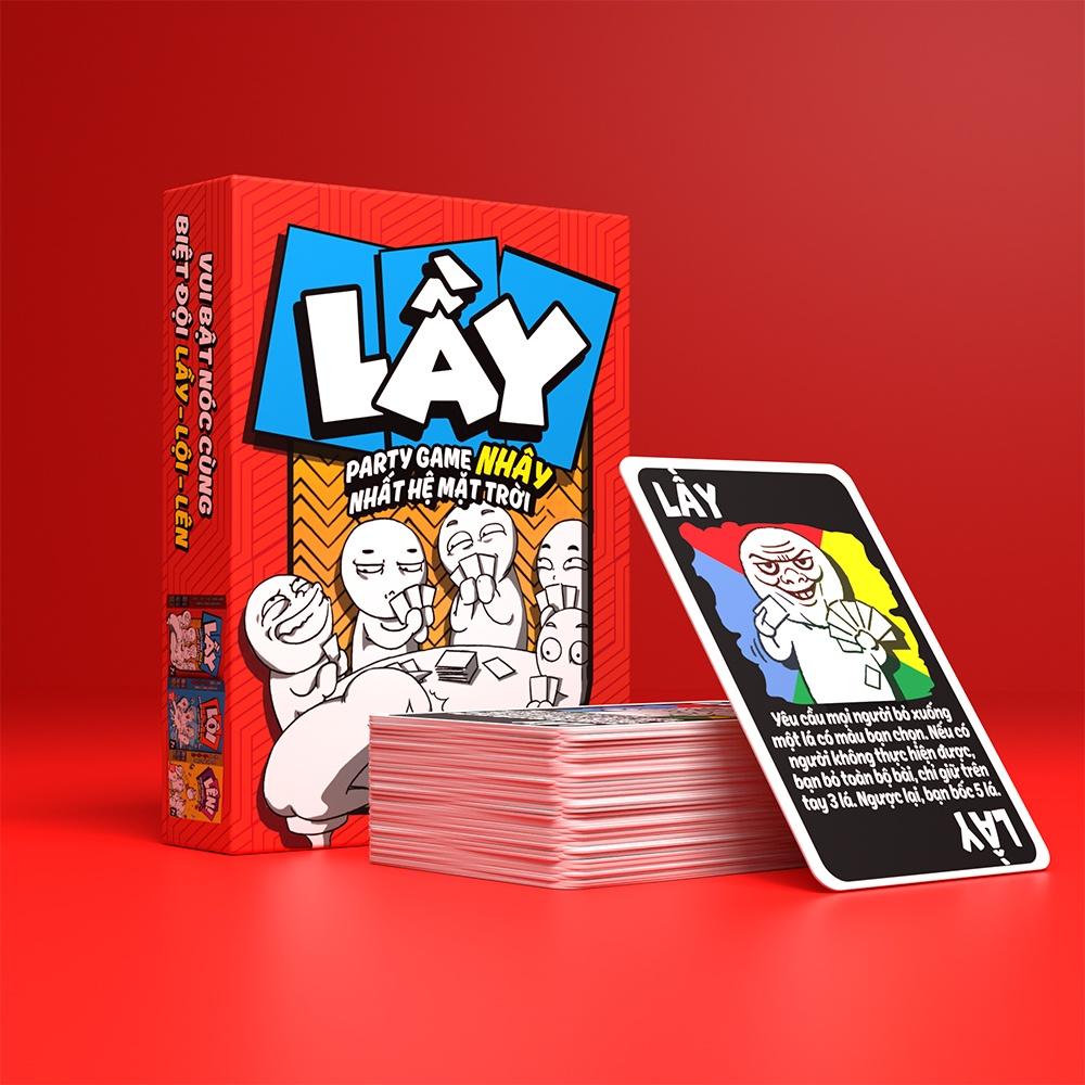 Combo thẻ bài Lầy- Lội- Lên - Party game (có bán thêm Bọc bài-100 bọc) - Board Game VN