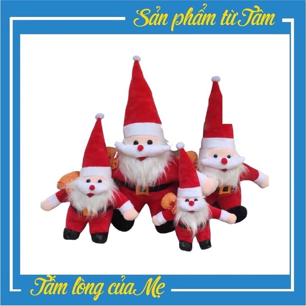 Gấu Bông Hình Ông Già Noel Đội Mũ 30cm