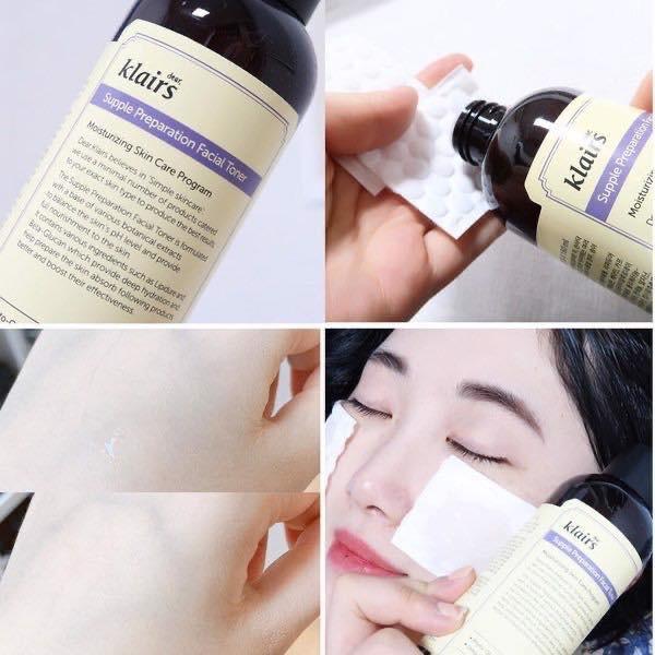 Nước hoa hồng đặc biệt cho da nhạy cảm Dear, Klairs Supple Preparation Facial Toner Hàn Quốc 180ml