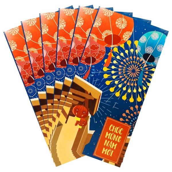 Bộ 6 Bao Lì Xì - Greenwood LX53