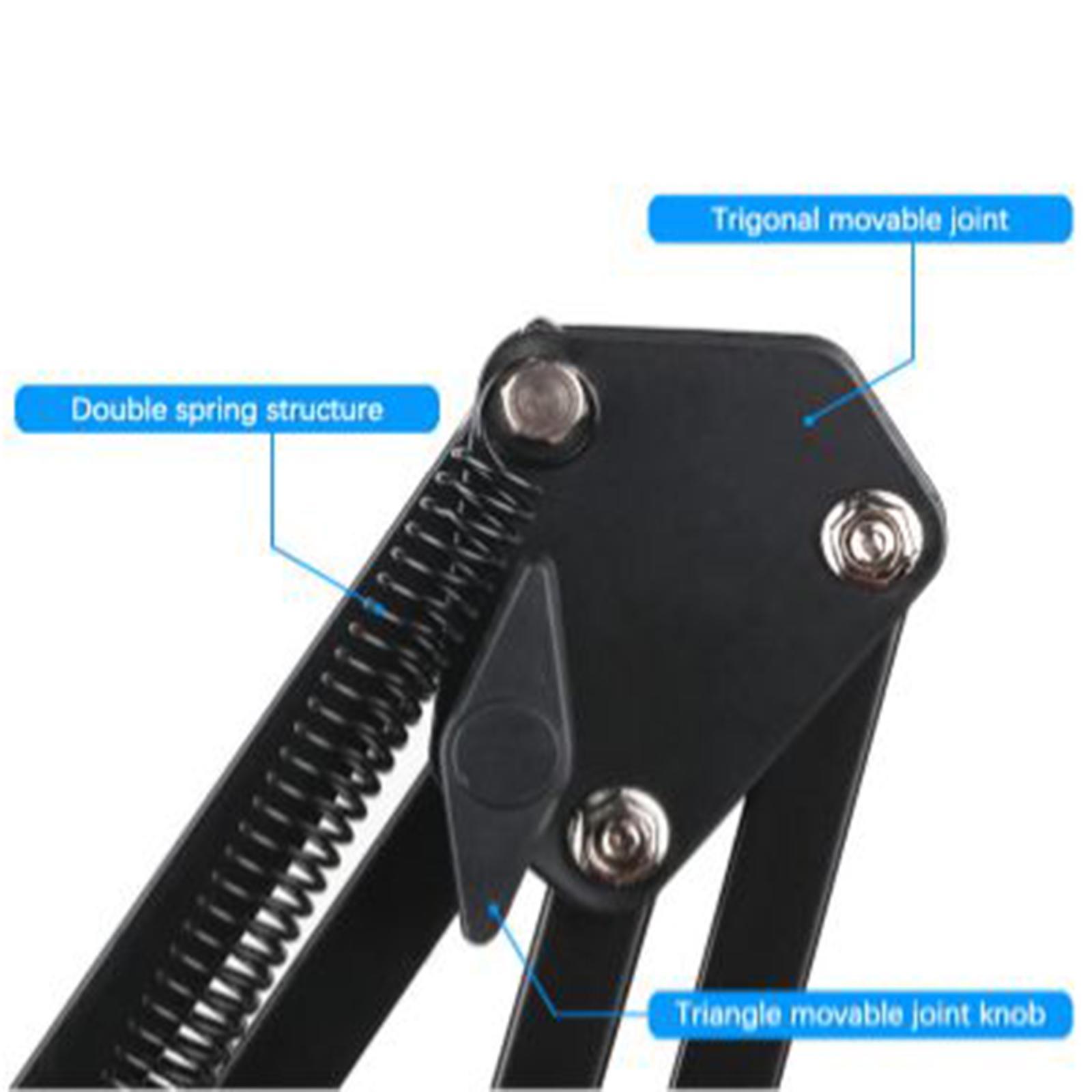Microphone Arm Stand, Heavy Duty Mic Arm Microphone Stand Scissor Boom Stands