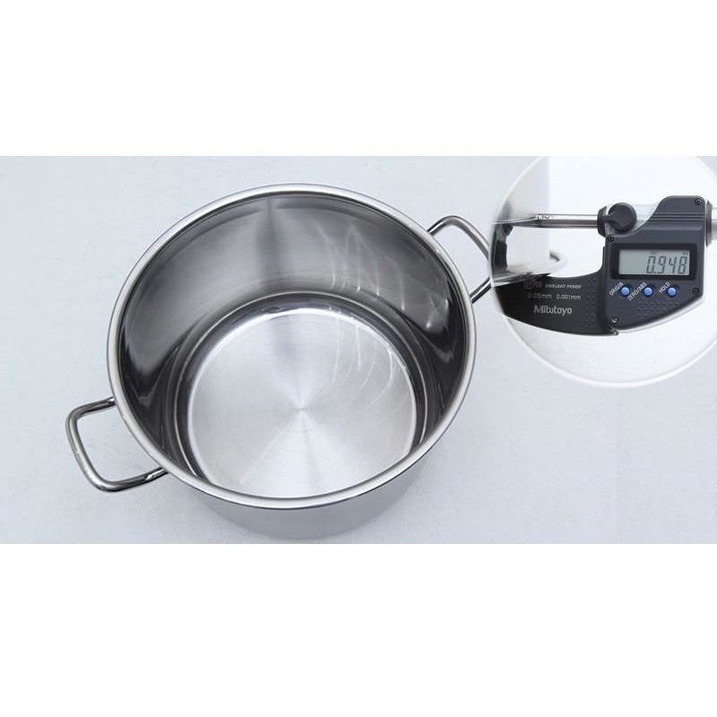 Nồi Inox 3 Đáy Nắp Kính Fivestar N26-3DG - Hàng Chính Hãng