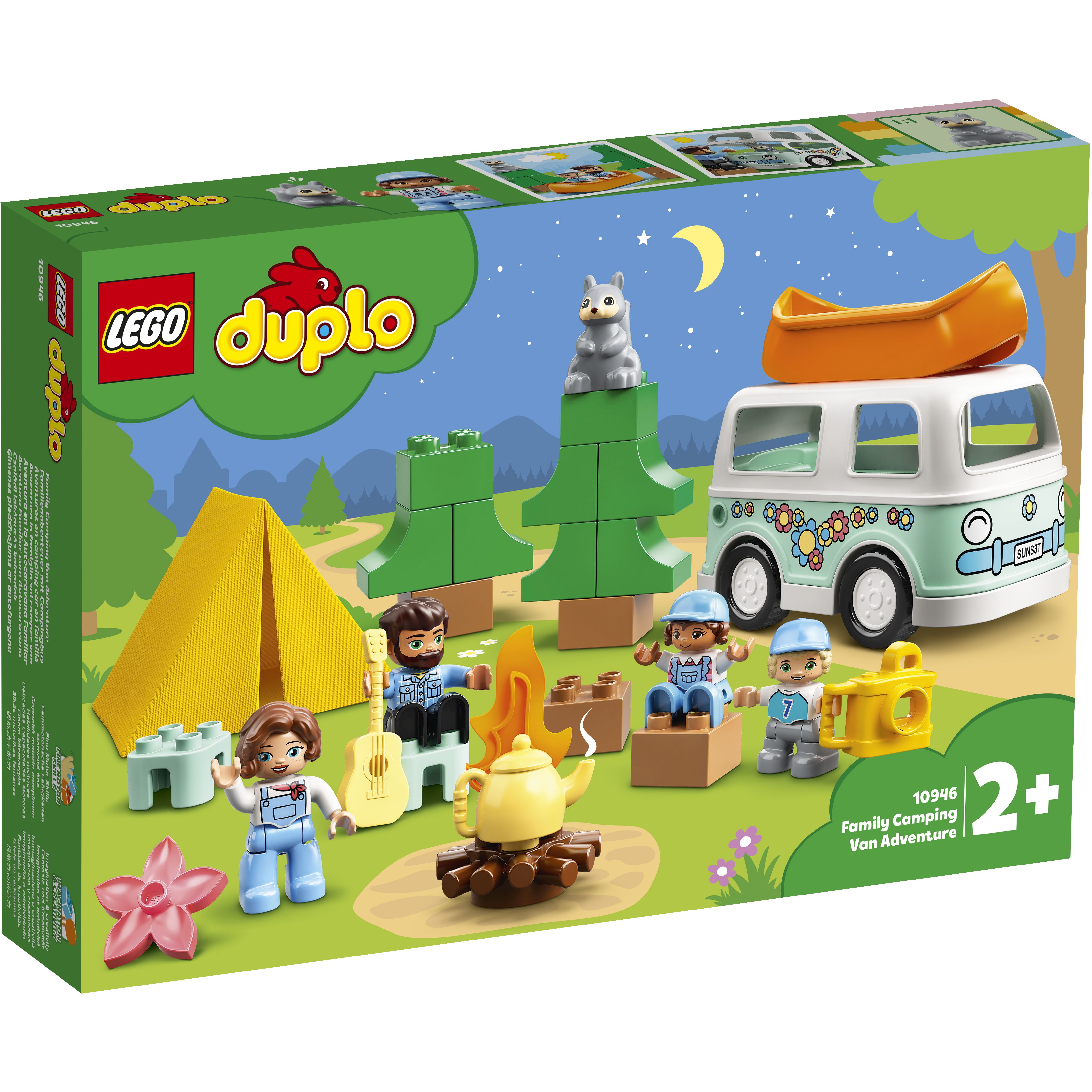 LEGO DUPLO 10946 Chuyến phiêu lưu cắm trại gia đình (30 chi tiết)