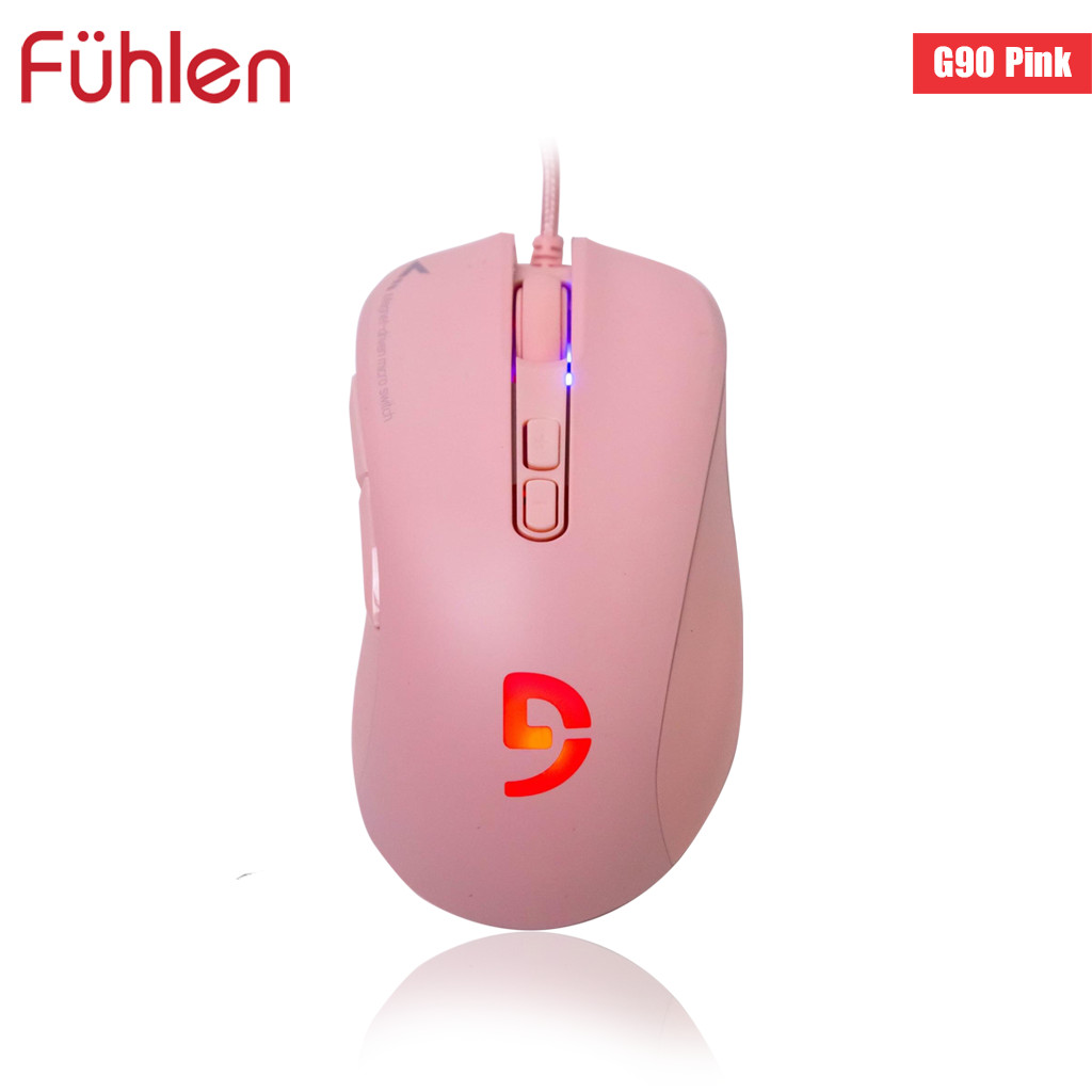 Chuột Gaming Có Dây Fuhlen G90 Pink - Hàng Chính Hãng