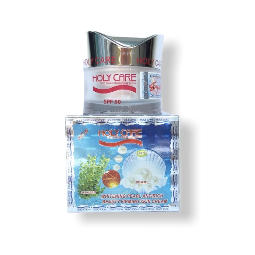 Kem HOLY CARE Ngọc Trai Collagen - Rong Biển 20g  - Làm Trắng - Chống Nhăn - Chống Lão Hoá