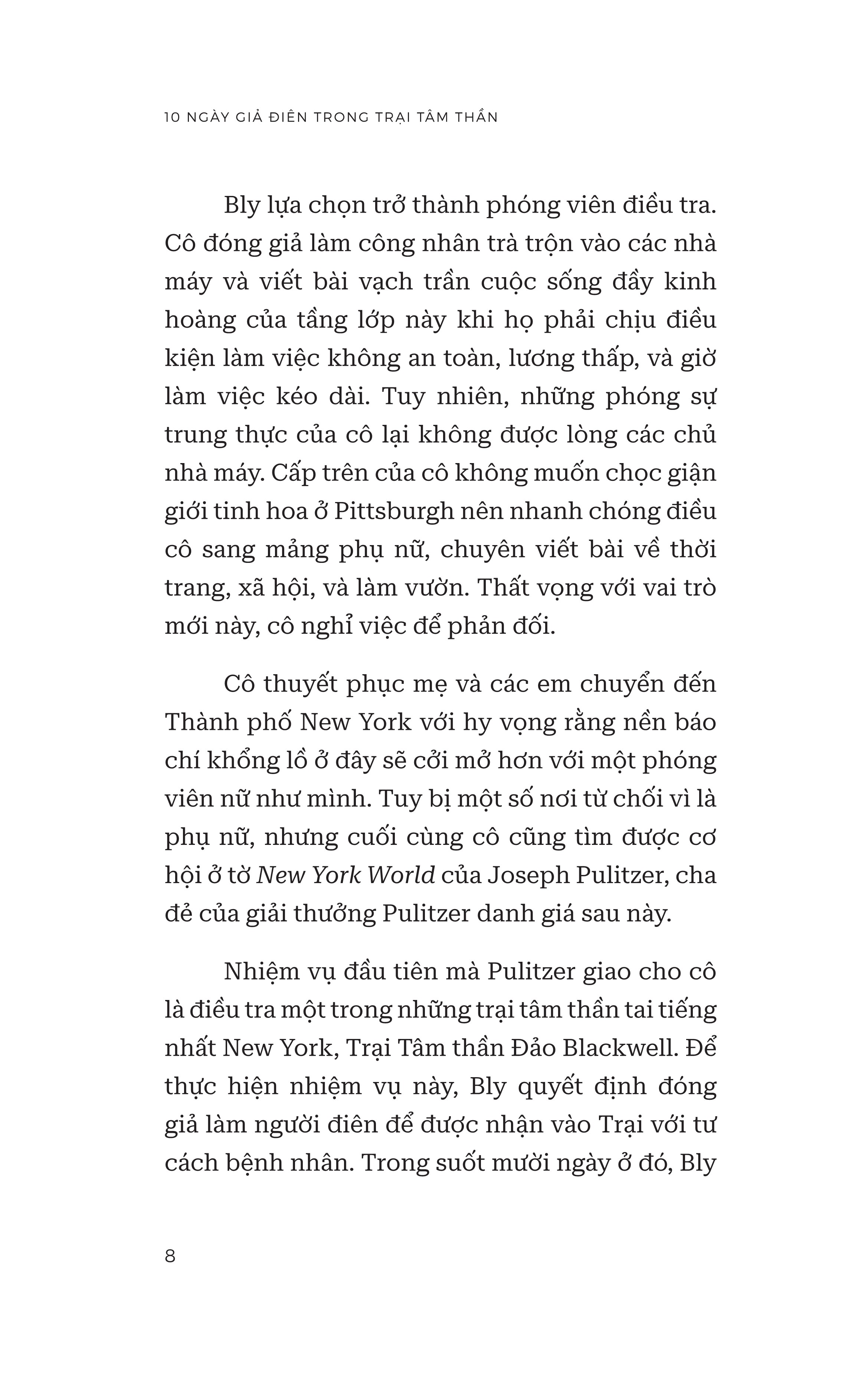 10 NGÀY GIẢ ĐIÊN TRONG TRẠI TÂM THẦN
