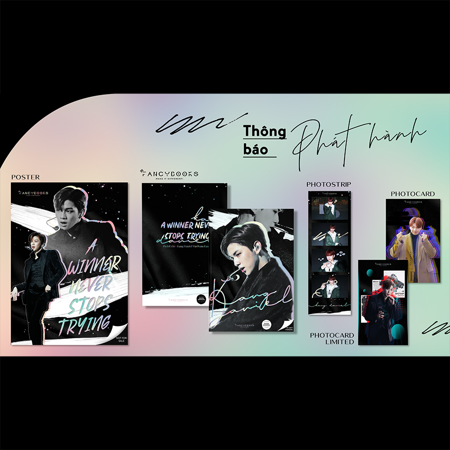 Kang Daniel – A Winner Never Stops Trying (Tặng  Kèm: 1 Photostrip + 2 Postcard + 1 Poster)