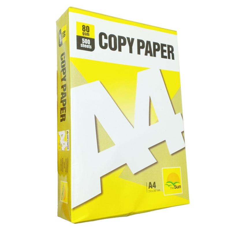 Giấy Photo The Sun A4 80gsm (500 Tờ)