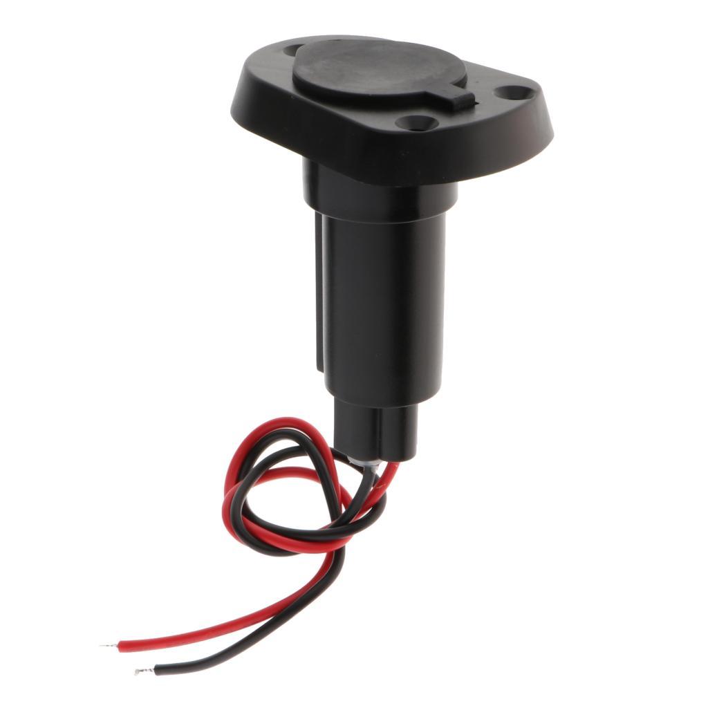 Marine Boat Nylon 2 Pin Stern Light Top Socket  Round Waterproof