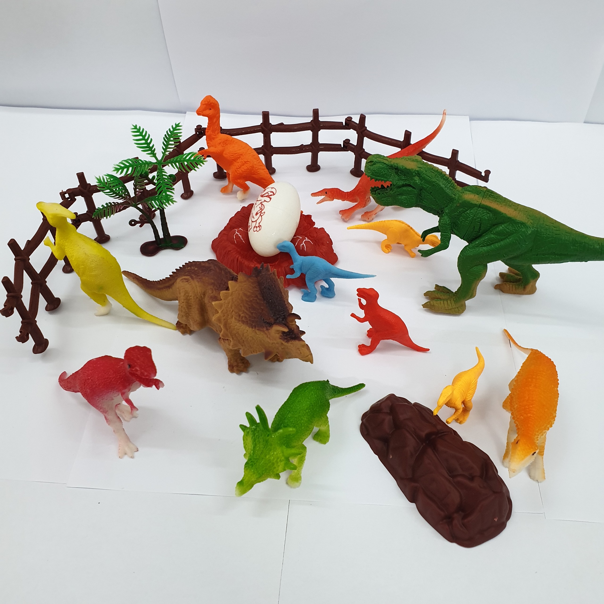 Đồ chơi Khủng Long 20 chi tiết Dinosaurs World mô hình đồ chơi cho bé